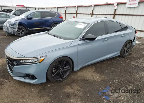 2021 Honda Accord Sport 2.0T из США, поврежденный, VIN 1HGCV2F3XMA021533